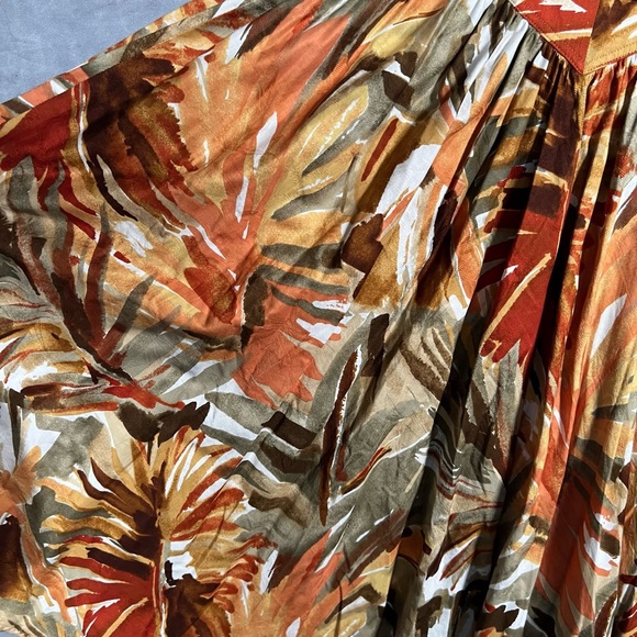 ESCADA VINTAGE 90s Boho Tropical Corset Maxi Skirt Sz 34/ Small - Picture 6 of 9